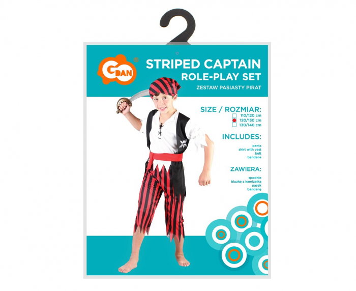GOD COSTUM PT COPII 120/130 CM, CAPTAIN SL-PV12 [4]