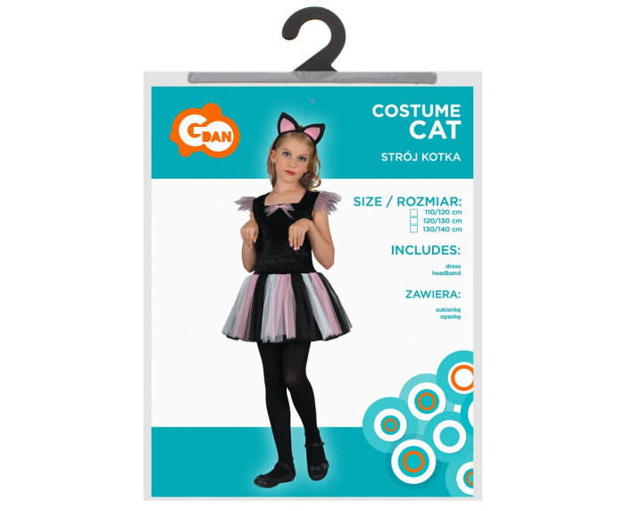 GOD COSTUM PT COPII 120/130 CM PISICUTA SL-KT12 [2]