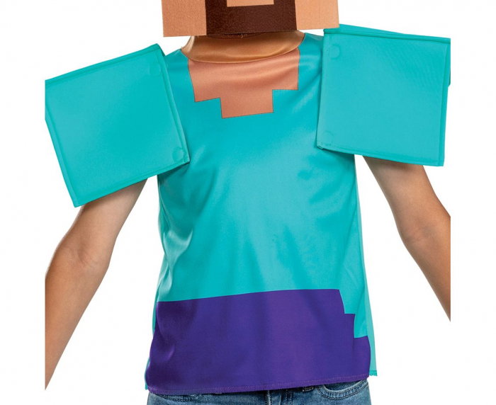 GOD COSTUM PT COPII M, 7-8 ANI STEVE ESSENTIAL-MINECRAFT 162429K-20L [6]