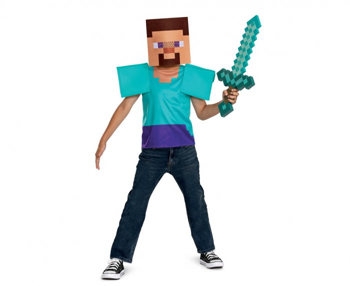 GOD COSTUM PT COPII S 5-6 ANI STEVE ESSENTIAL-MINECRAFT 162429L-20L [3]