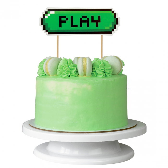 GOD DECORATIUNI DIN LEMN PENTRU TORT GAME ON - PLAY 15CM PF-DTGP [2]