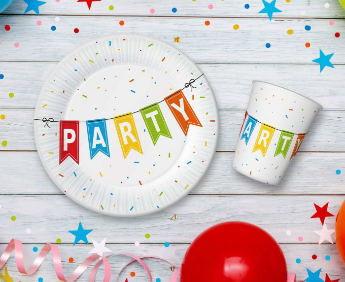GOD FARFURII CARTON Colorful Party, 18cm 6/set PM-TPA1 [2]