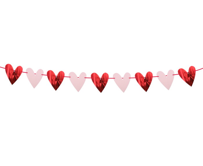 GHIRLANDA DIN HARTIE Hearts, 200cm PF-GPSB [2]