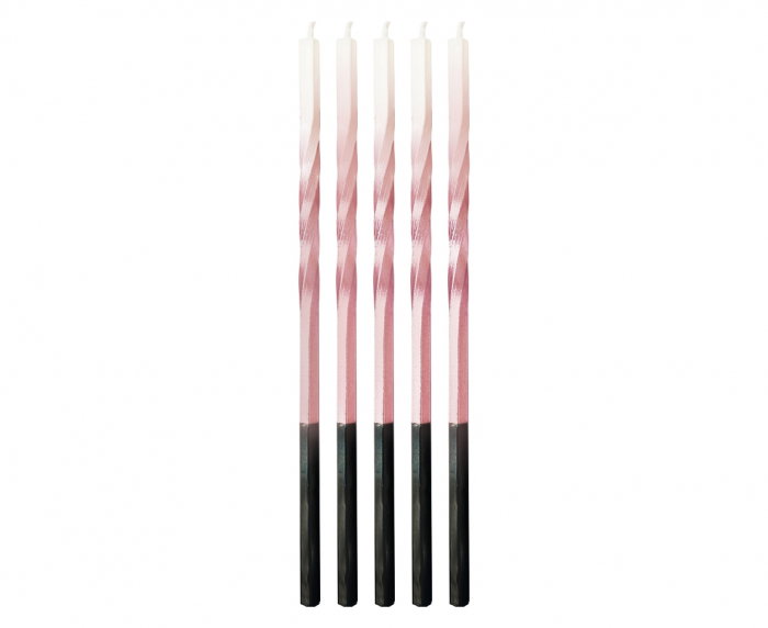 GOD LUMANARI TORT Ombre, pink/white, 15cm 5/set 7C-SSOR [1]