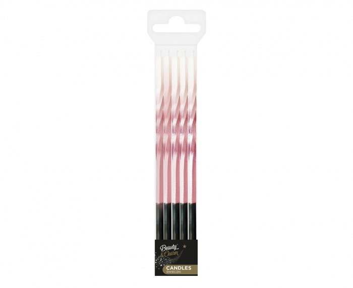 GOD LUMANARI TORT Ombre, pink/white, 15cm 5/set 7C-SSOR [3]