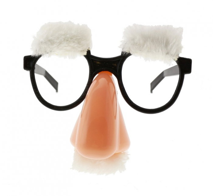 GOD OCHELARI PARTY PROFESOR CU NAS, MUSTATA SI SPRANCENE ALBE HC13715 [2]