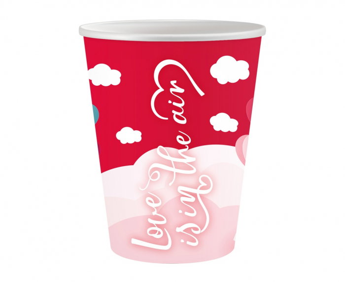 GOD PAHARE CARTON Love is in the air collection red, 250ml, 6/set PG-KLC6 [2]