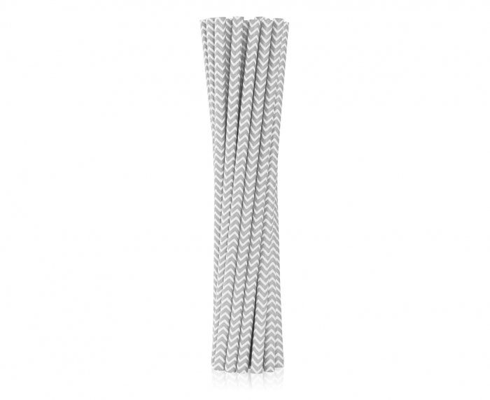 GOD PAIE DIN HARTIE PENTRU BAUTURI silver pattern, 6x197mm 12/set SG-RPSRSZ12 [1]
