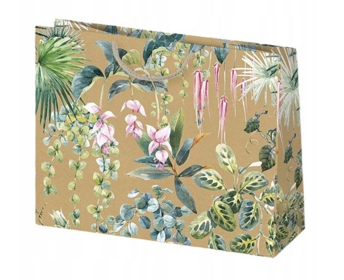 SACOSA CADOU ECO 30*23*10CM KRAFT MIX FLORI NR.49 T6EKO_OG_49 [3]