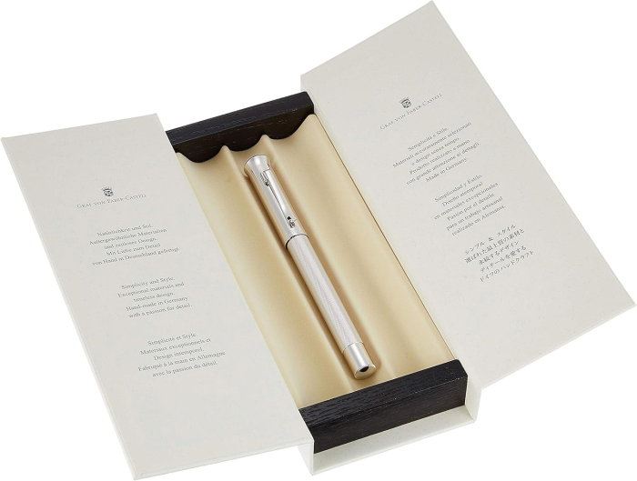 GRAF STILOU GUILLOCHE RODIUM F GRAF VON FABER-CASTELL GF146591 RH [7]