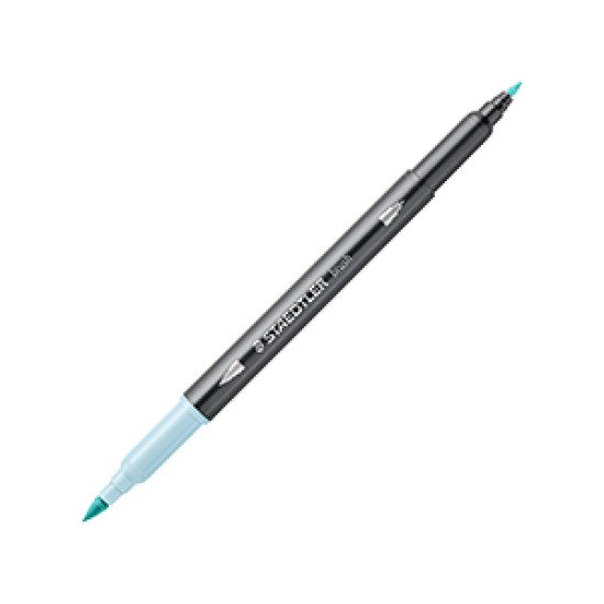 GRI CARIOCA STAEDTLER TIP PENSULA AQUARELL 2 CAPETE ALBASTRU DESCHIS 3001-302 [1]