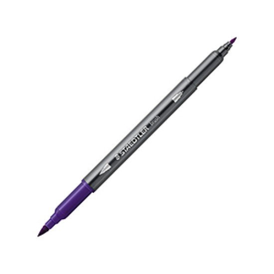 GRI CARIOCA STAEDTLER TIP PENSULA AQUARELL 2 CAPETE ALBASTRU VIOLET 3001-60 [1]