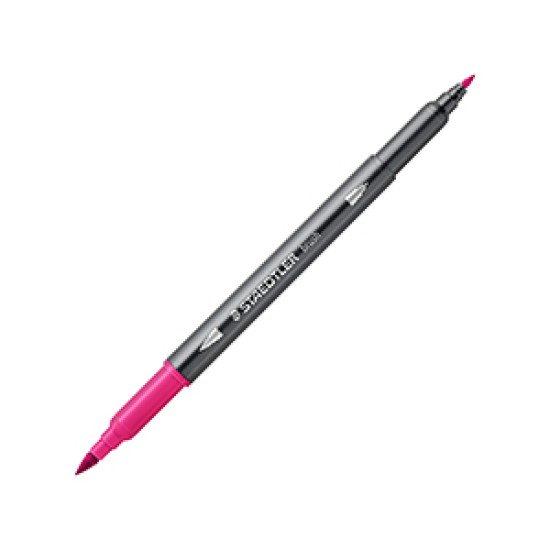GRI CARIOCA STAEDTLER TIP PENSULA AQUARELL 2 CAPETE ROZ DESCHIS 3001-250 [1]