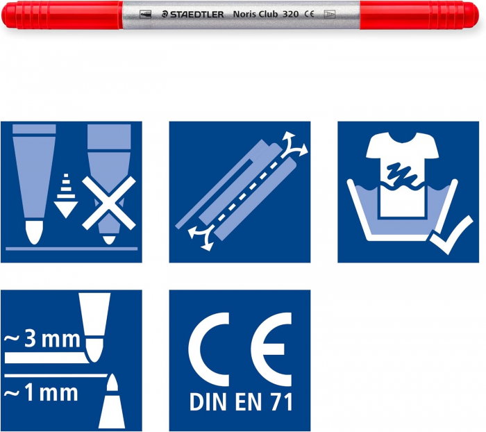 GRI CARIOCI STAEDTLER 2 CAPETE 320-C12 12/SET CUTIE CARTON [6]