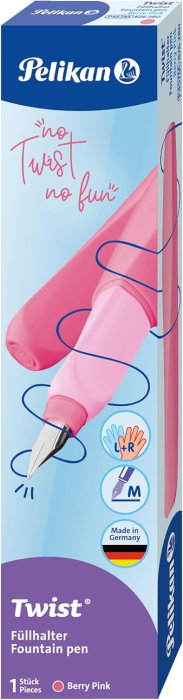 HE STILOU ERGONOMIC HERLITZ TWIST BERRY PINK GRIP AMBIENTRU  M CU PATROANE 826280 [3]