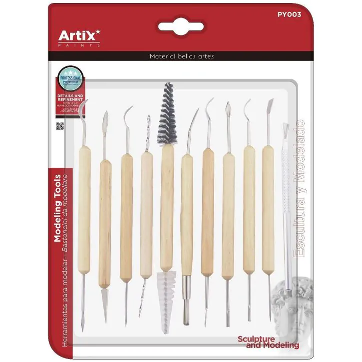 Instrumente Modelare IPB Lemn 11/Set Natur PY003 [1]