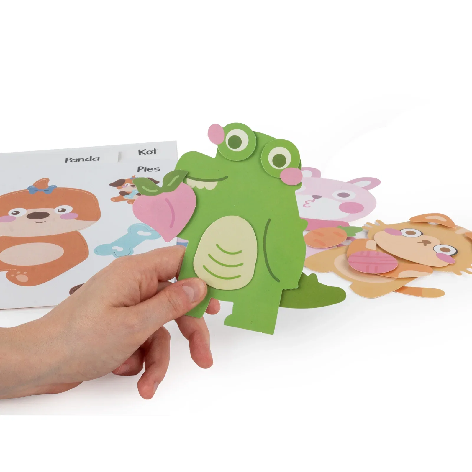 Joc Creativ 3D Kidea - Creează-ți 8 Animale din Carton [5]