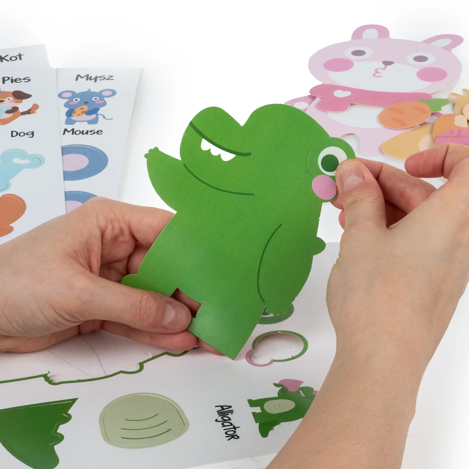 Joc Creativ 3D Kidea - Creează-ți 8 Animale din Carton [6]