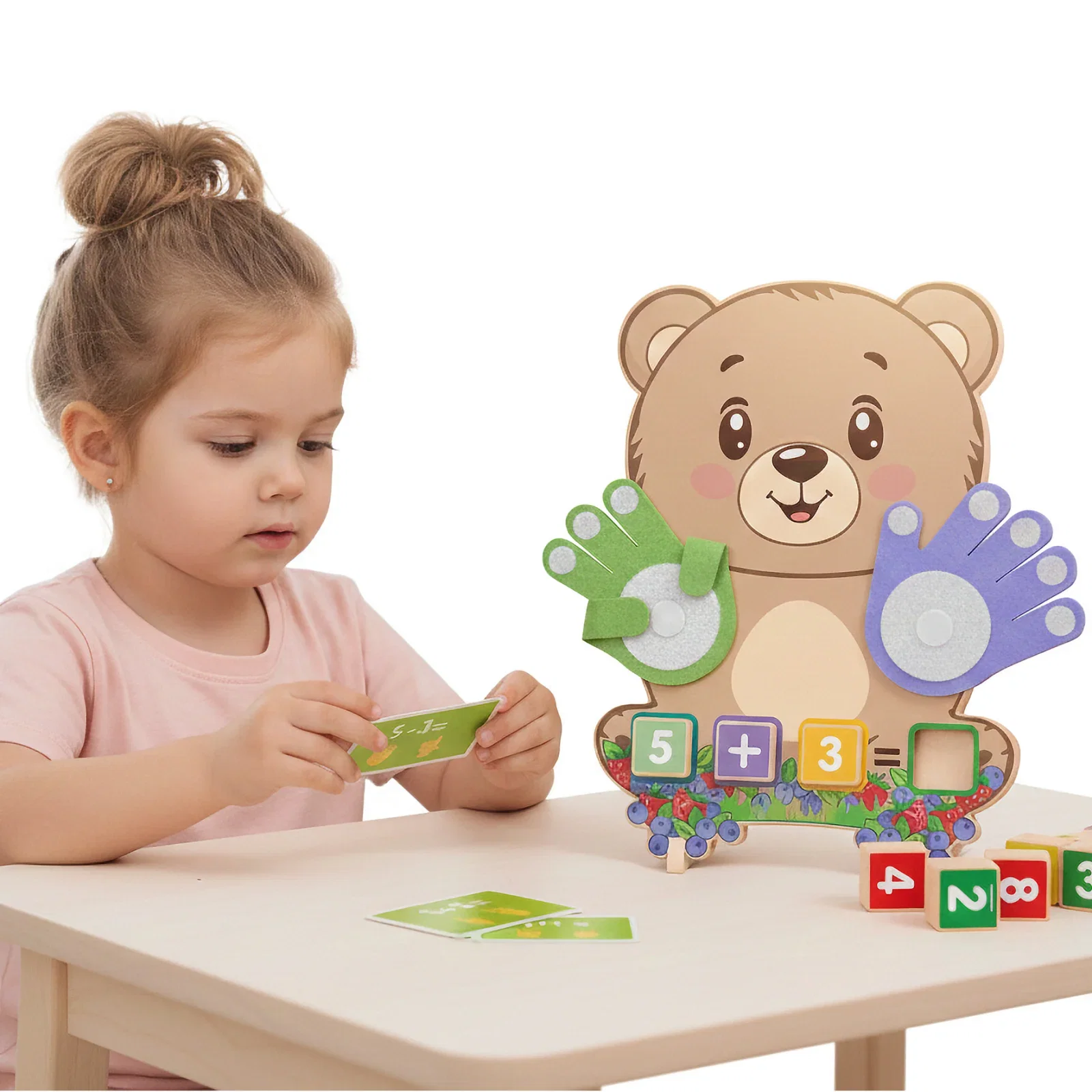 Joc Educativ Matematică Fetru Kidea Ursuleț [2]
