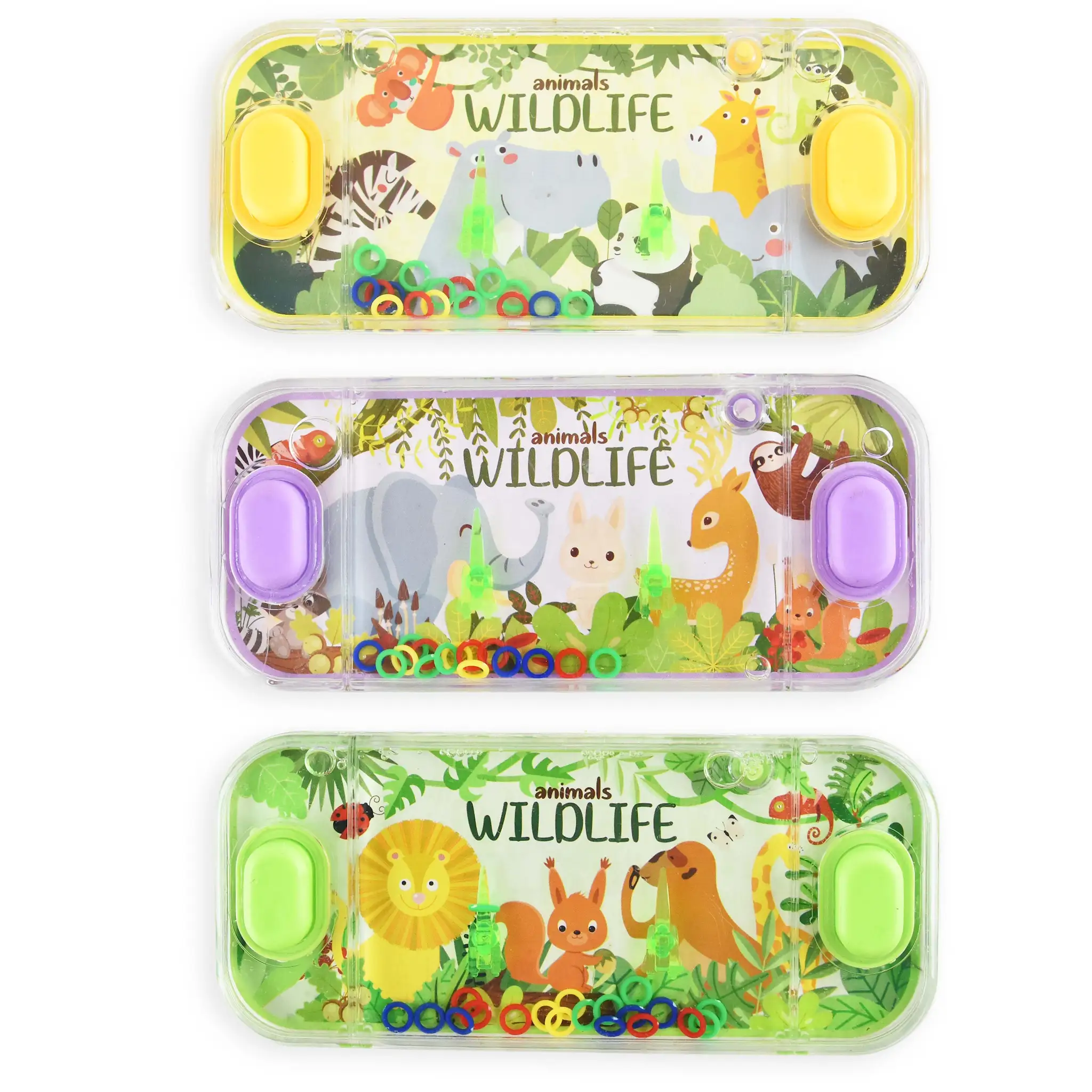 Joc Interactiv cu Cerculete in Apa 15cm Animale Salbatice 26215 [1]