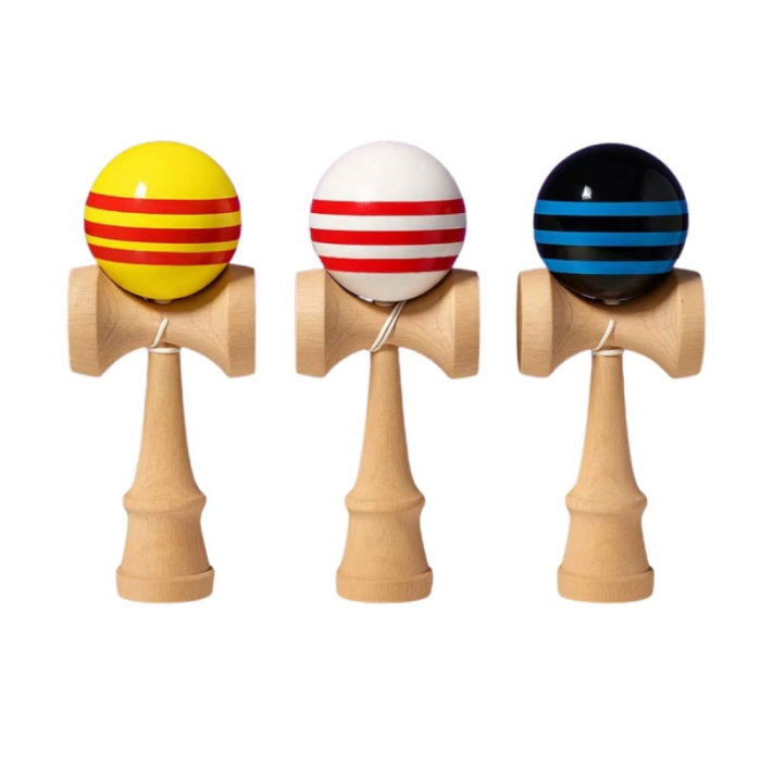JOC LEMN KENDAMA NATUR/BICOLOR 18*6.2cm  J1873 [2]