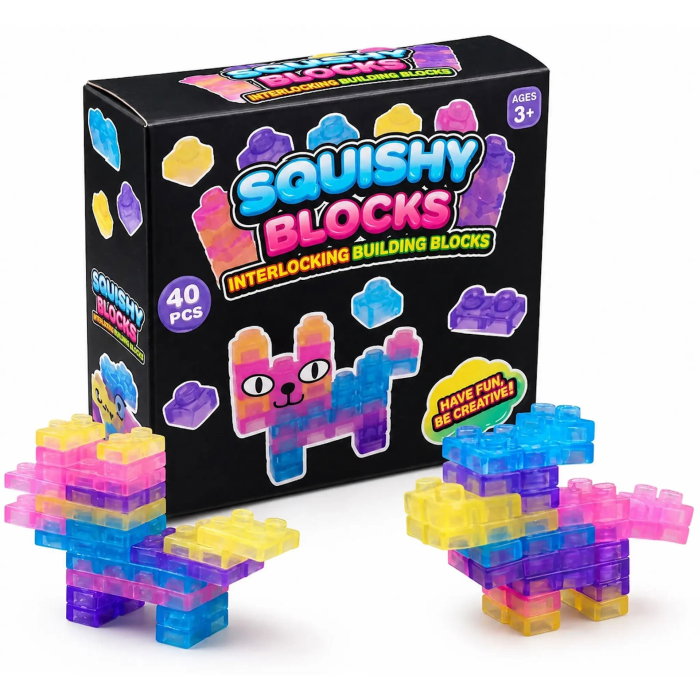 Joc Squishy 40 Piese Cuburi de Construit 54642 [1]