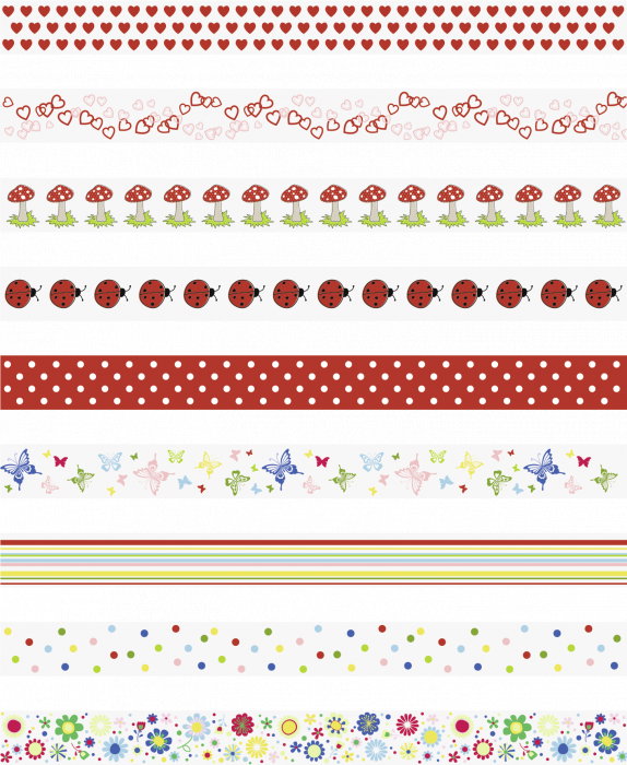 KP BANDA DECOR 15MM*10M SPRING CULORI ASORTATE HEYDA 3584395 [1]