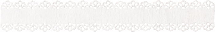 KP BANDA DECORATIVA HARTIE AUTOADEZIVA 14MM*2M DANTELA ALBA FLORI 4880076 [2]