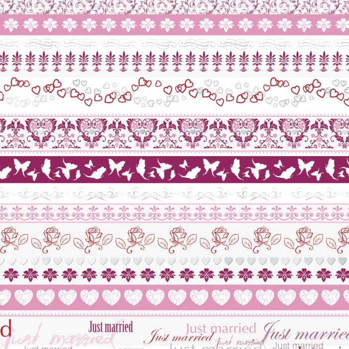KP CARTON A4 200GR MOTIV "JUST MARRIED BORDER" ROSU 4772602 [5]