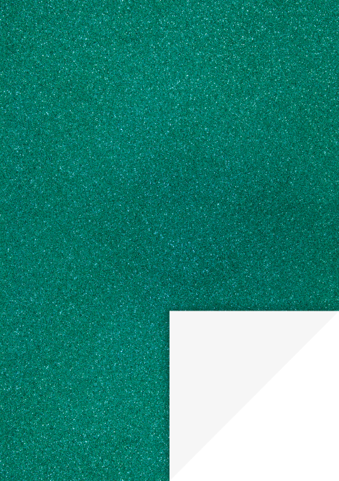KP CARTON CU GLITTER A4 200GR VERDE PETROL 18930240 [1]