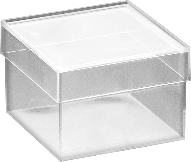 KP CUTIE PATRATA PLASTIC TRANSPARENT 7.5CM 6917240 [1]