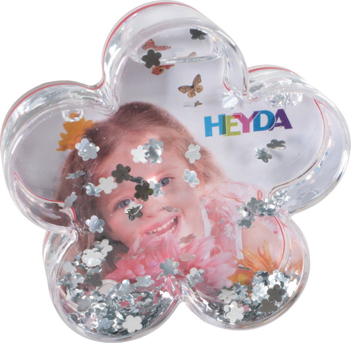 GLOB DECORATIV ACRIL 10x10x4CM FLOARE GLITTER 4888405 [1]