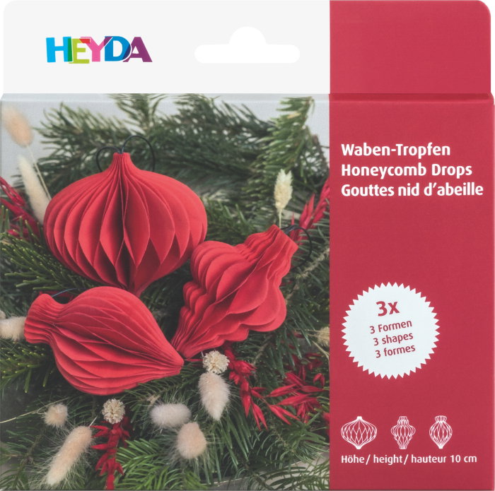 GLOB HARTIE 10CM 3/SET PICATURA TIP FAGURE ROSU 4870727 [3]