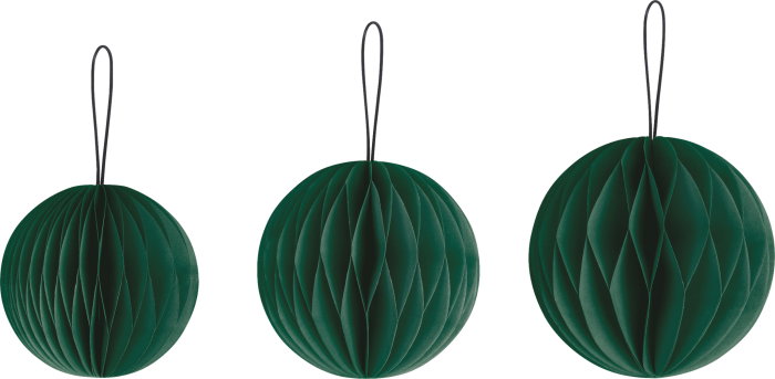 GLOB HARTIE 8-9-10CM 3/SET ROTUND TIP FAGURE VERDE INCHIS 4870718 [2]