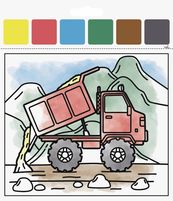 KP SET DE COLORAT 15*18CM VEHICULE 4870764 [2]