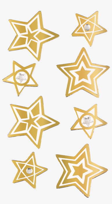 STICKER DECOR 7.5*16.5CM STELE AURII 8PCS 3780669 [2]