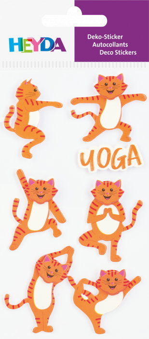 KP STICKER DECOR 7.5*16.5CM YOGA 7 PCS 3780750 [2]