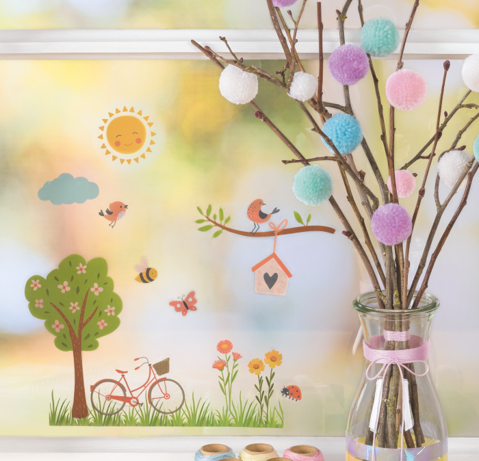 Sticker Decor Fereastra Gradina 3 Coli Heyda [2]