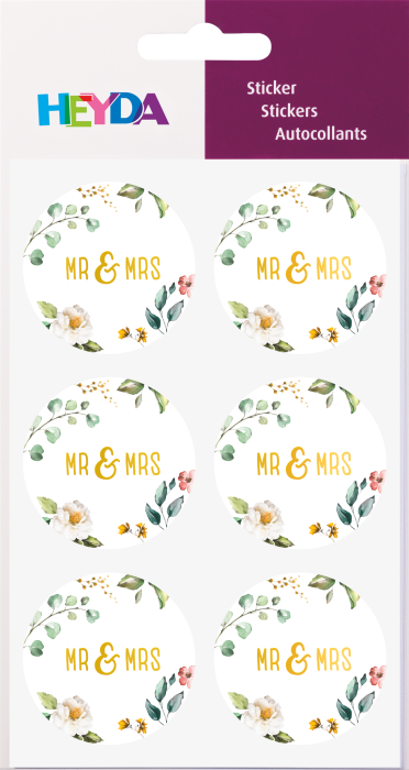Stickere Mr & Mrs 4 Coli Heyda 203780816 [1]