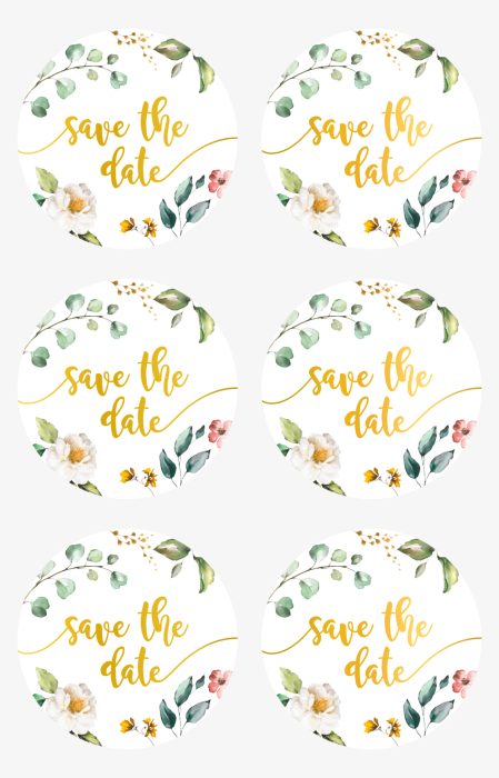 Stickere Save The Date 4 Coli Heyda 203780817 [2]