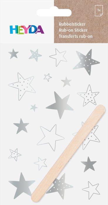 STICKERE TRANSFERABILE STELE ARGINTII 10*19CM 3780948 [2]