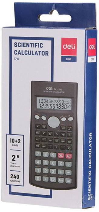CALCULATOR STIINTIFIC DELI 12 DIGITS  DLE1710/DLE1710A [2]