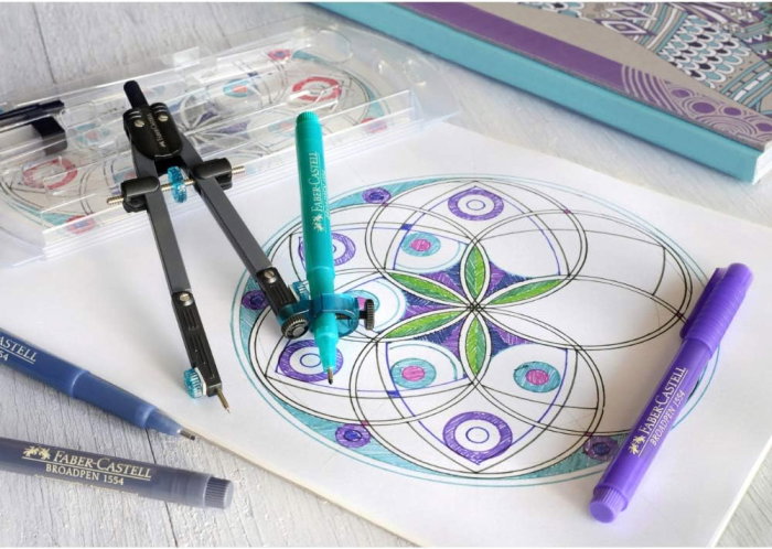 Fineliner Faber-Castell Broadpen 0.8mm Magenta [3]