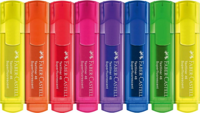 LEC TEXTMARKER FABER-CASTEL CUTIE CARTON SUPERFLUORESCENT  8/SET FC254648 [2]