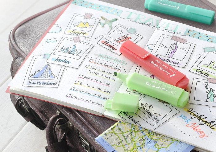 LEC TEXTMARKER FABER -CASTELL 4/SET PASTEL CUTIE CARTON FC254654 [3]