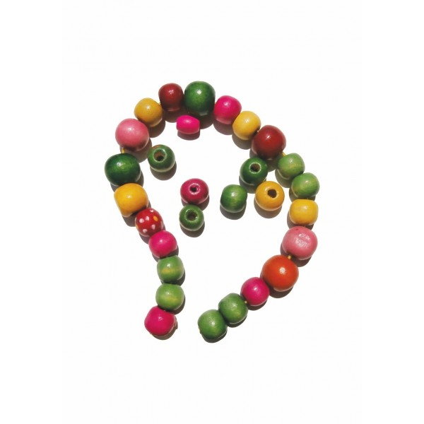 ACCESORII CREATIE LEMN SET BRATARI DIFERITE FORME A531 [2]