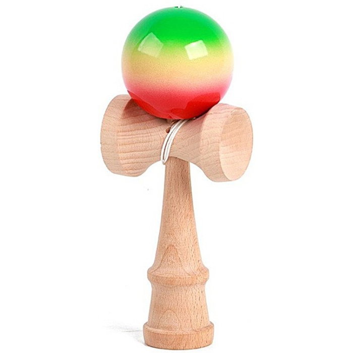JOC LEMN KENDAMA 18CM RUBBER GRIP diverse culori J1896/161608 [1]