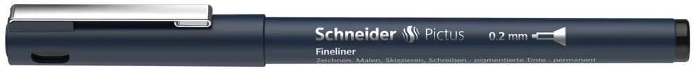 Liner Schneider Pictus 0.2 Black [4]