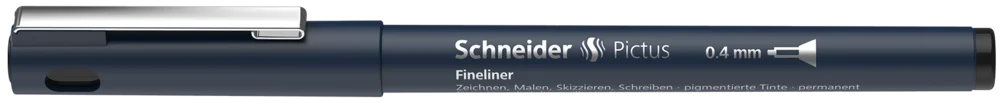Liner Schneider Pictus 0.4 Black [3]