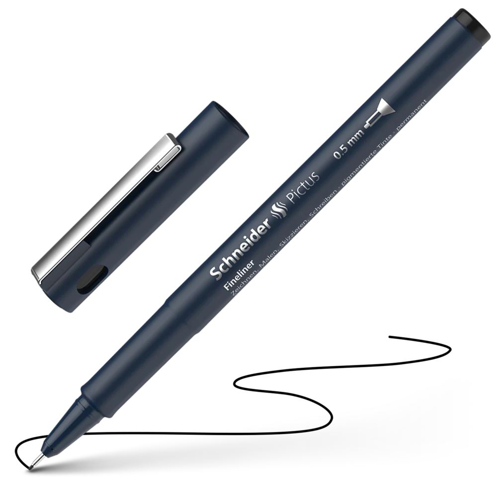 Liner Schneider Pictus 0.5 Black [1]